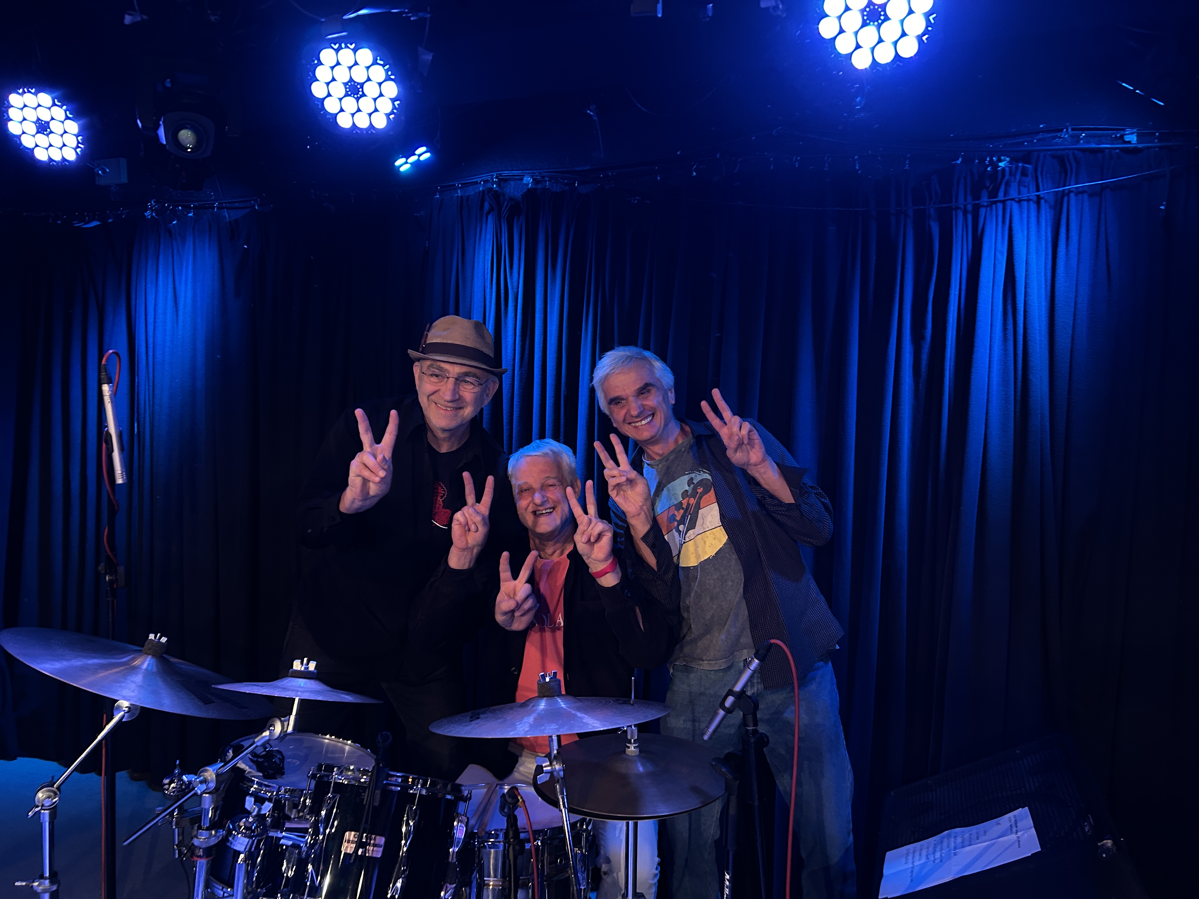 Peace Signs nach dem Konzert